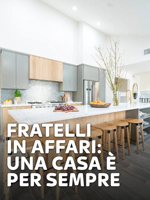 Fratelli in affari: una casa e' per...