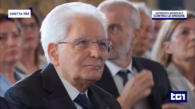 Giornata mondiale contro le droghe, incontro con il Presidente della Repubblica Sergio Mattarella