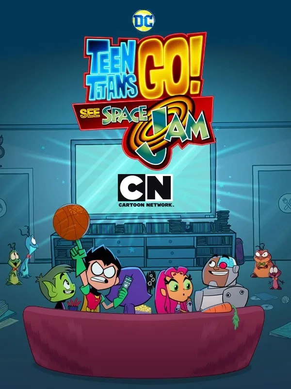 I Teen Titans Go guardano Space Jam