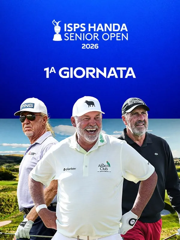 ISPS HANDA Senior Open: Giorno 1