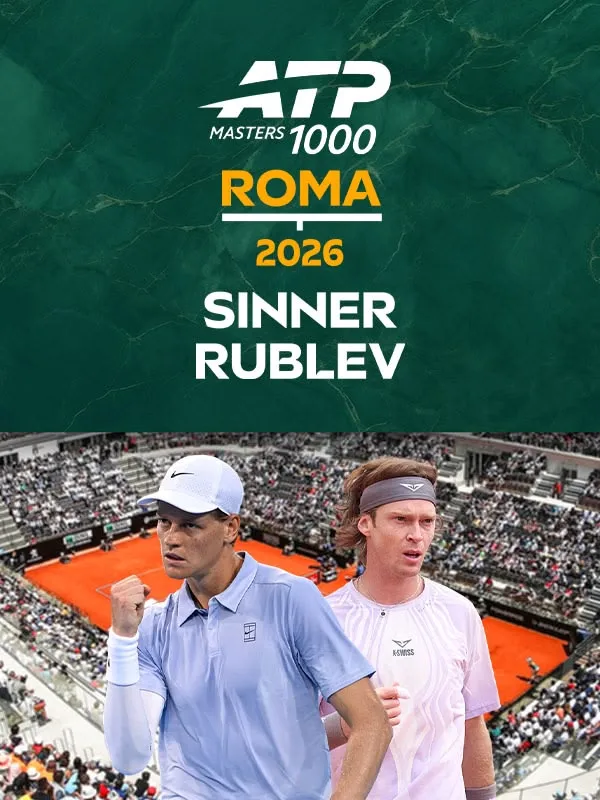 Sinner - Rublev 3^ Quarto di Finale