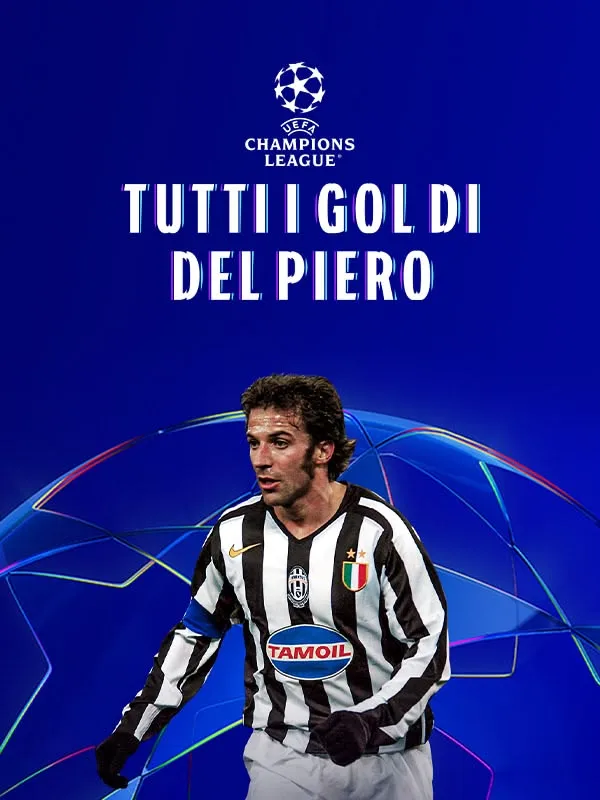 Tutti i gol di Del Piero in Champions