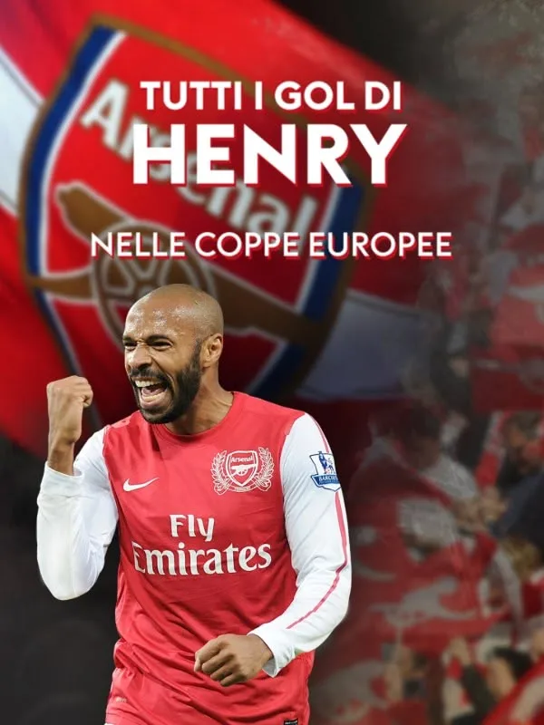 Tutti i gol di Henry nelle Coppe Europee
