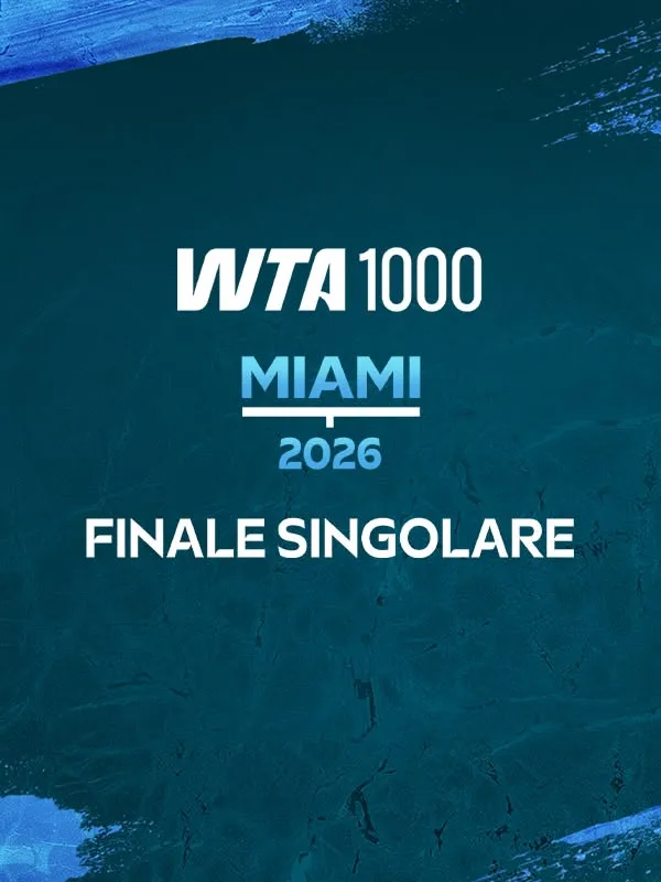 WTA: Finale Singolare
