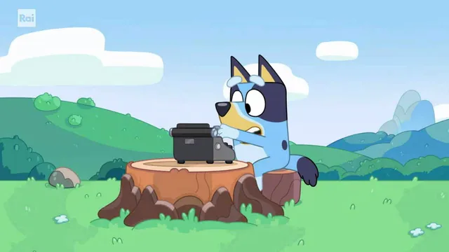Bluey - Macchina da scrivere