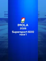 Imola, Supersport 600: Gara 1