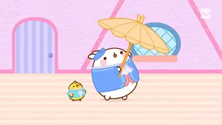Molang - L'ombrello