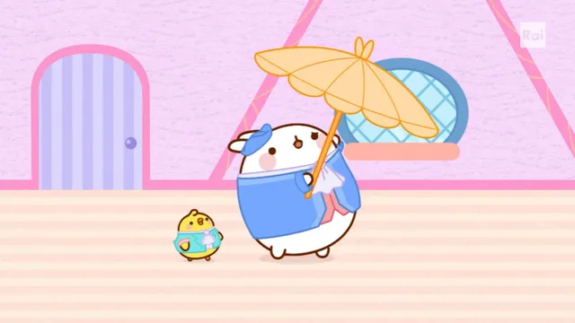 Molang - L'ombrello