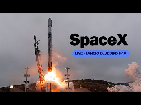 LIVE - LANCIO SpaceX Falcon 9 - con satelliti BlueBird 8-10